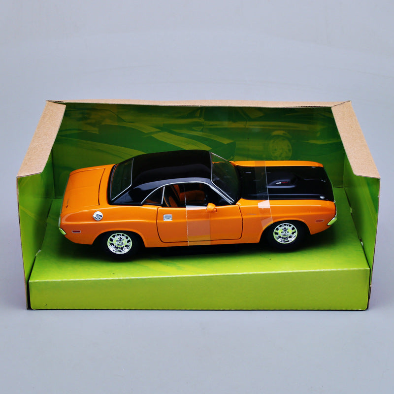 1 24 Meritor 1970 Dodge Challenger Sports Car Model Challenger Simulation Alloy Car Model