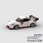 Small Particles 350Z Racing Sports Car MOC Puzzle Assembly