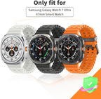 (4+4 Pack) Screen Protector Case for Samsung Galaxy Watch 7 Ultra 47Mm, Hard PC