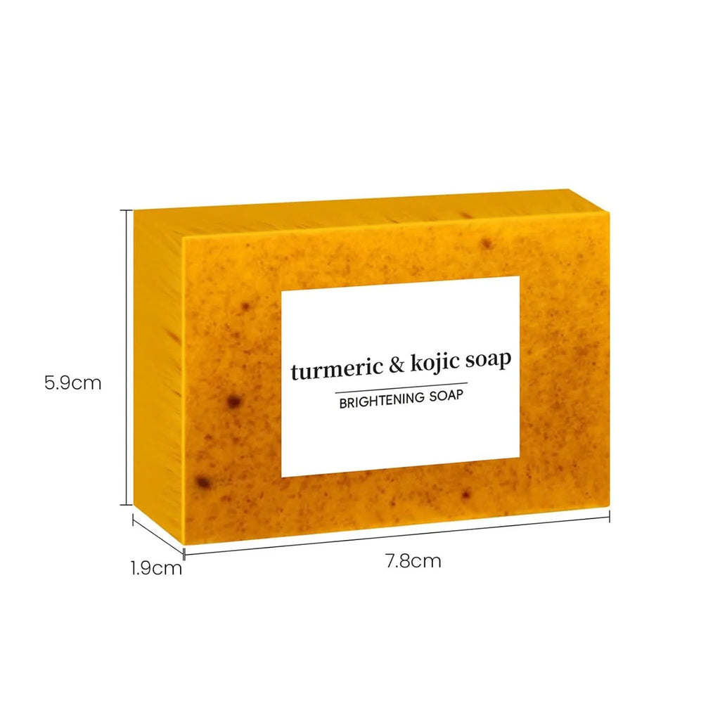 Turmeric Soap Bar, Turmeric Cleansing Soap Bar for Face and Body, Turmeric Skin Care Soap, Natural Skin Brightening Soap, Reduces Acne & Refining Pores