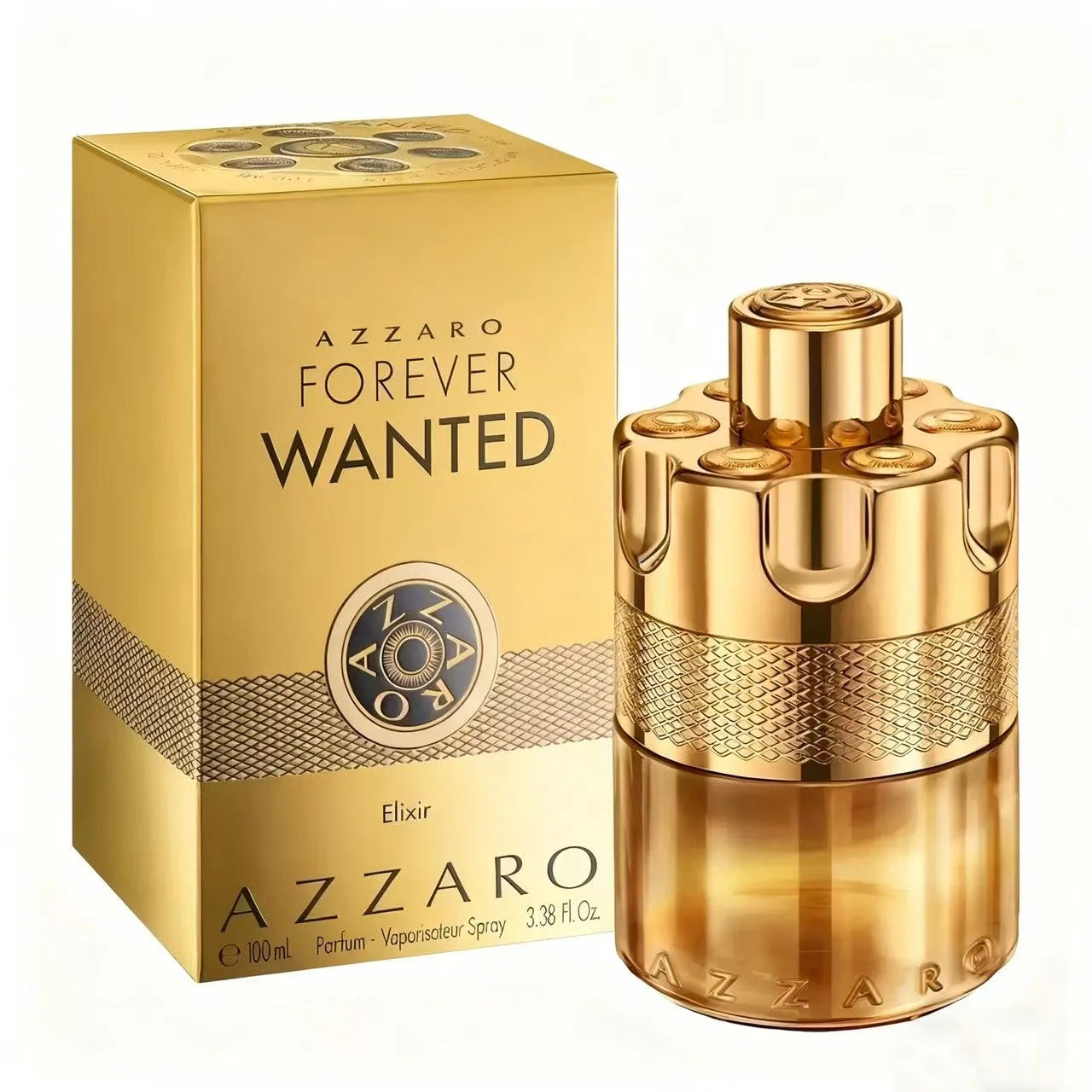 Azzaro Forever Wanted Gold Unisex perfume spray 3.4oz 100ml
