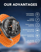 Tempered Glass for Samsung Galaxy Watch Ultra 47Mm Accessories HD Clear Hydraulic Film Galaxy Watch 7 Ultra Screen Protector