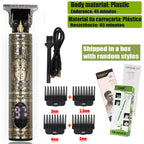 New Retro T9 Hair Clipper For Men, Electric Shaver, Rechargeable Hair Clipper, Portable Cordless Beard Trimmer