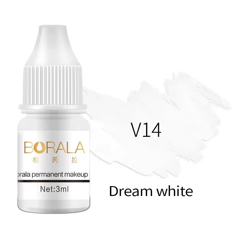 Borala 26 Colors 3ML Permanent Makeup Tattoo Lips Eyebrows Eyeliners Pigments Sample Size Tattoo Pigments Beauty Art Women Use