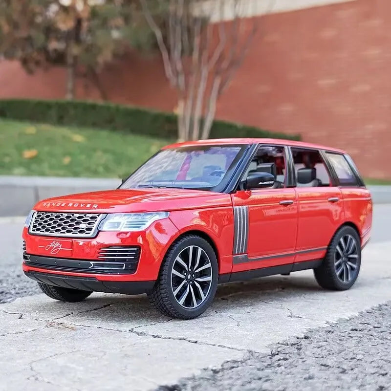 1/32 Range Rover Sports SUV Alloy Car Model Diecasts Metal Off-road Vehicles Car Model Simulation Sound and Light Kids Toy Gifts