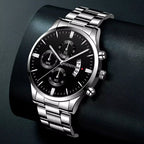 Fashion Men Watch Luxury Calendar Quartz Wrist Watch Business Watches Man Clock Male Bracelet Wristwatch
