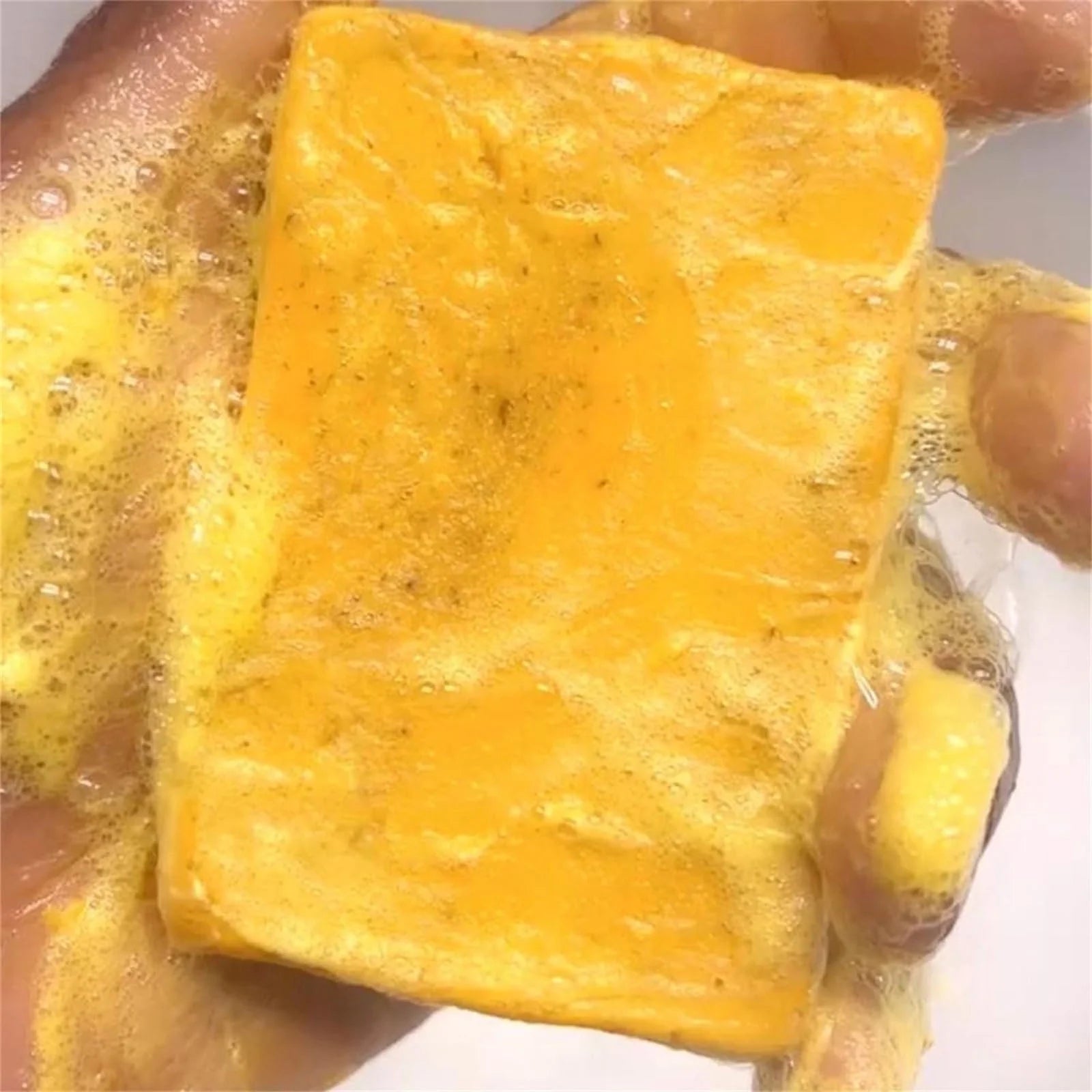 Turmeric Soap Bar, Turmeric Cleansing Soap Bar for Face and Body, Turmeric Skin Care Soap, Natural Skin Brightening Soap, Reduces Acne & Refining Pores