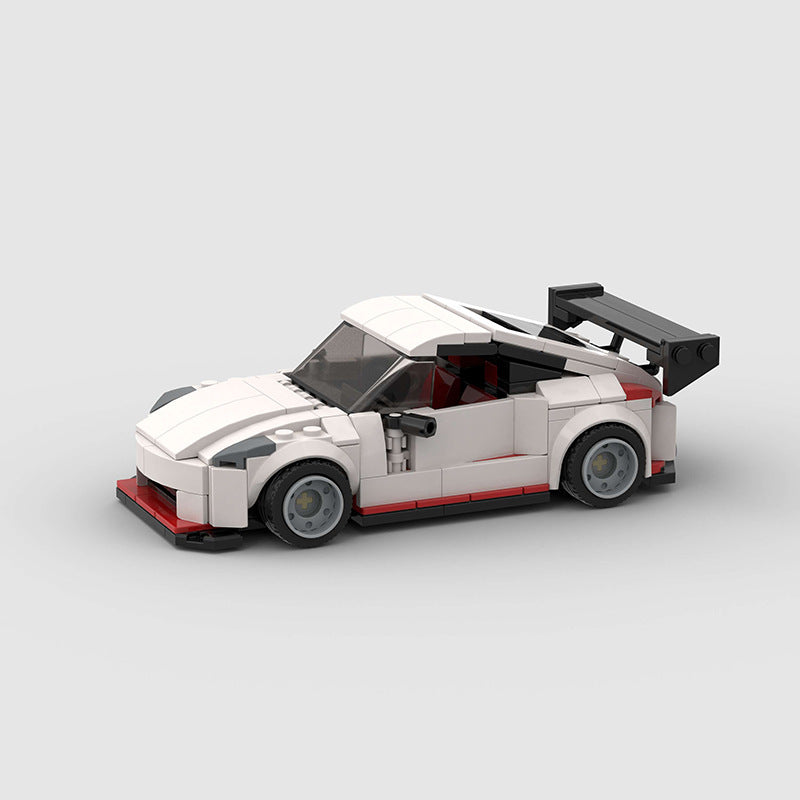 Small Particles 350Z Racing Sports Car MOC Puzzle Assembly