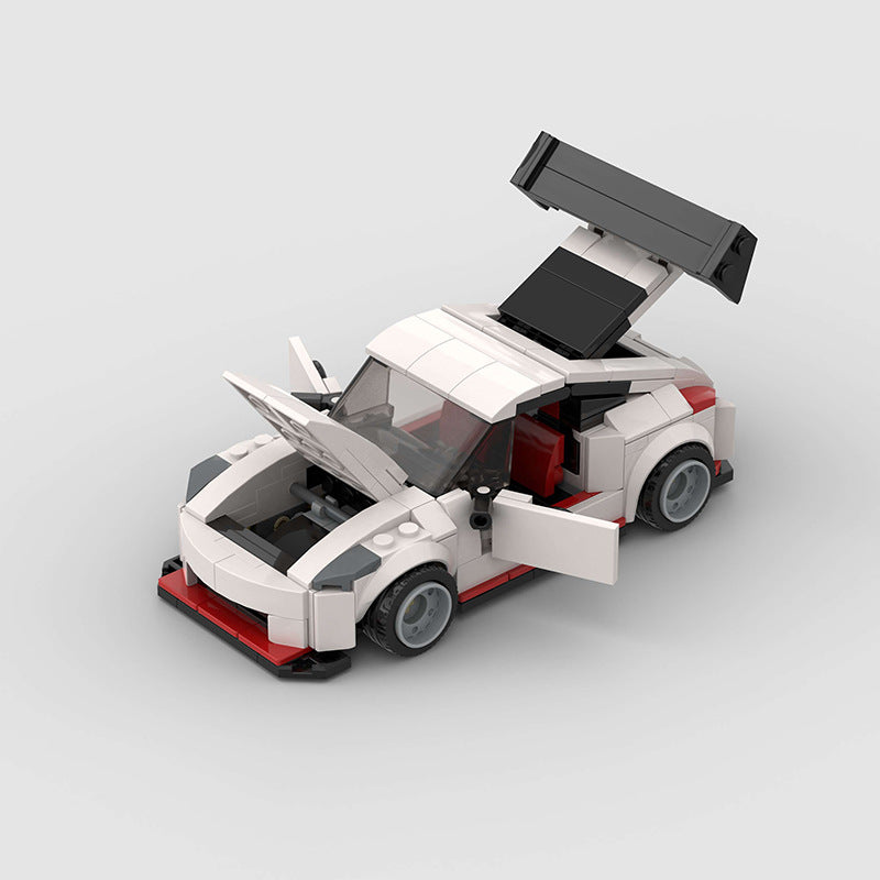 Small Particles 350Z Racing Sports Car MOC Puzzle Assembly
