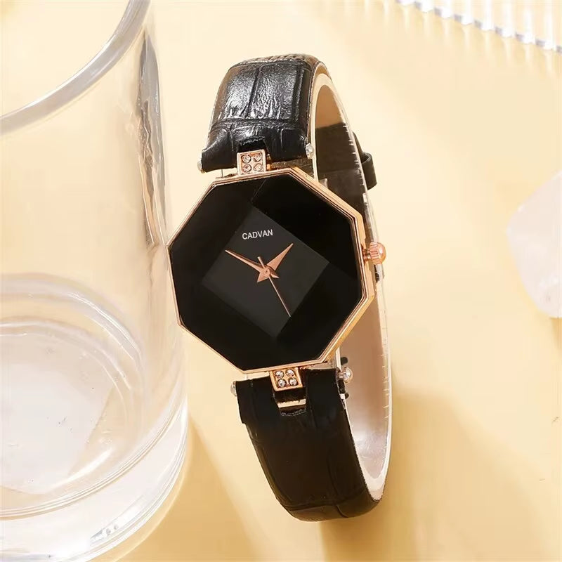 5Pcs Set Watches Set Luxury Rhinestone Women Fashion Elegant Wristwatch Quartz Watch for Girl Ladies Clock Relogio