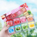 Moisturizing Fruits Lip Balm Sets Lipstick Makeup Base Moisturizer Lip Plumper Anti-Cracking Lips Skin Care Products