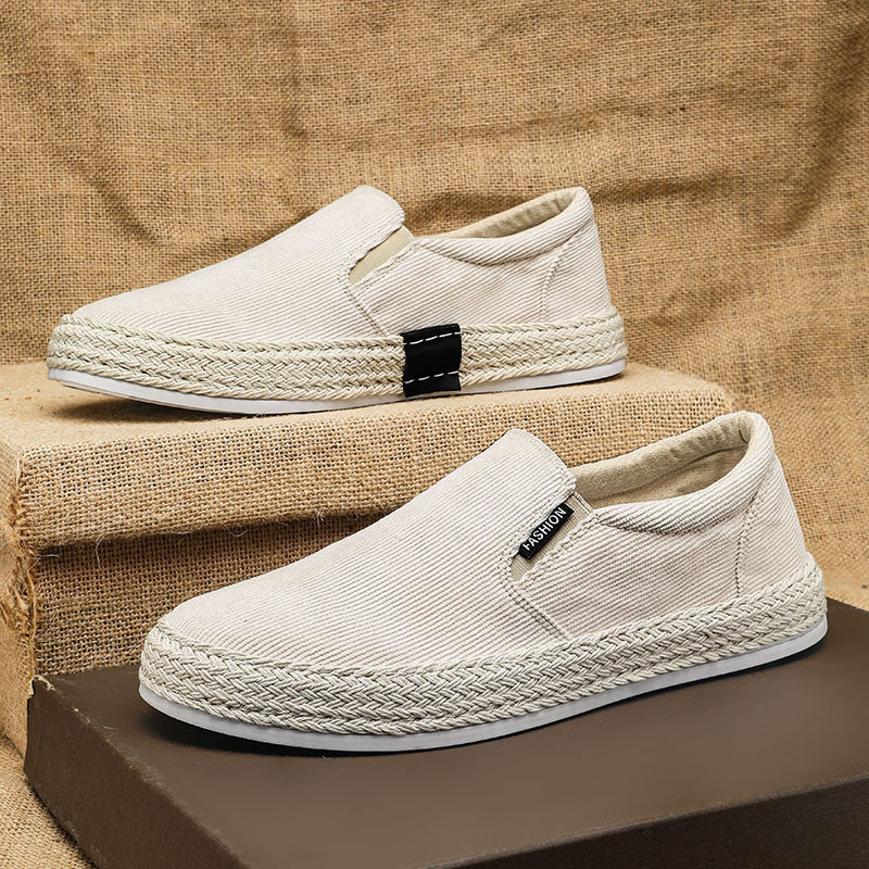 Breathable Casual Slip-on Men's Canvas Tide Shoes