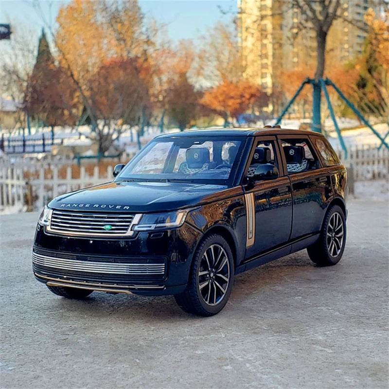 1/32 Range Rover Sports SUV Alloy Car Model Diecasts Metal Off-road Vehicles Car Model Simulation Sound and Light Kids Toy Gifts