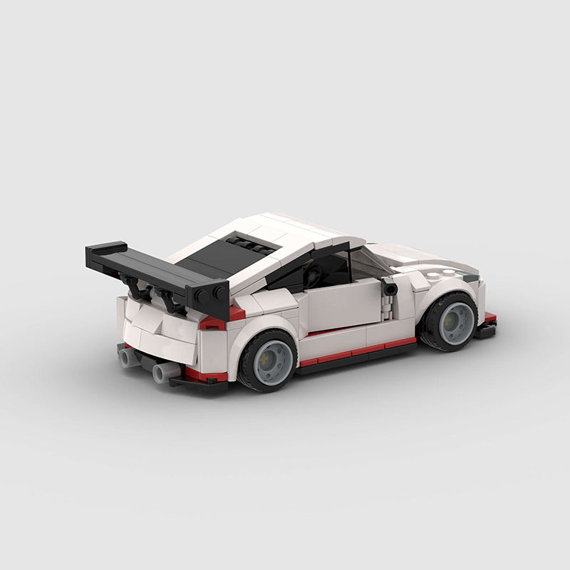 Small Particles 350Z Racing Sports Car MOC Puzzle Assembly