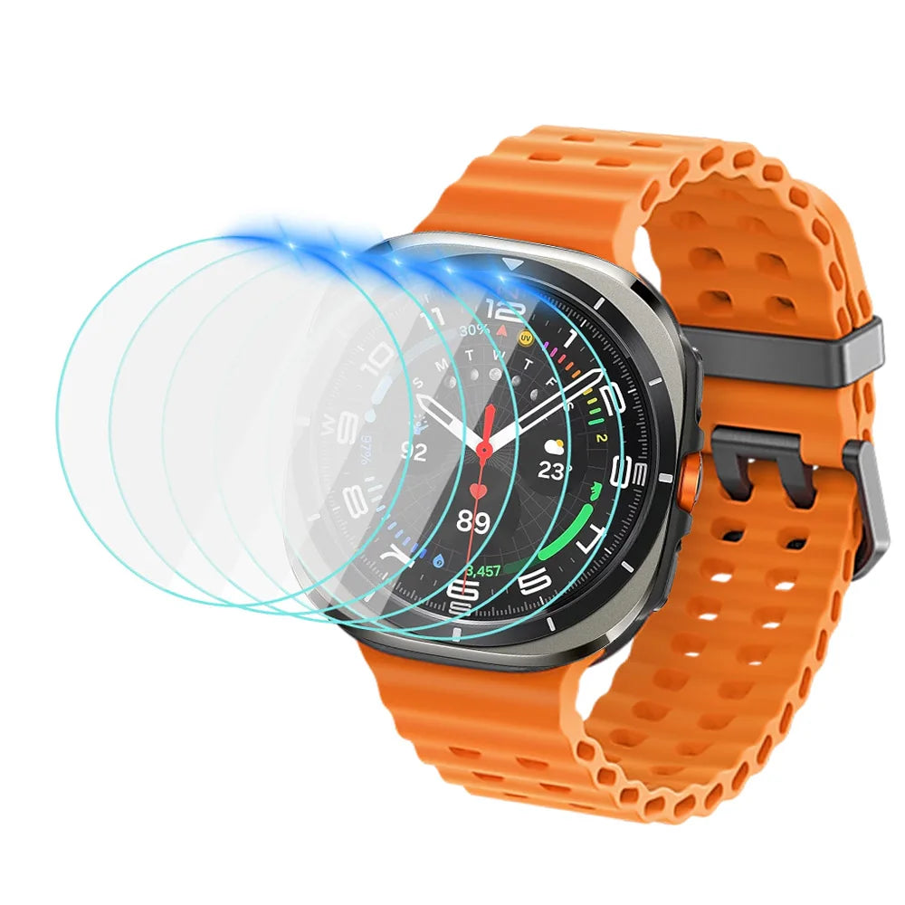 Tempered Glass for Samsung Galaxy Watch Ultra 47Mm Accessories HD Clear Hydraulic Film Galaxy Watch 7 Ultra Screen Protector