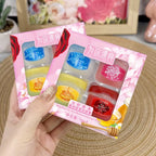 Moisturizing Fruits Lip Balm Sets Lipstick Makeup Base Moisturizer Lip Plumper Anti-Cracking Lips Skin Care Products