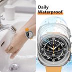 (4+4 Pack) Screen Protector Case for Samsung Galaxy Watch 7 Ultra 47Mm, Hard PC