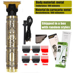 New Retro T9 Hair Clipper For Men, Electric Shaver, Rechargeable Hair Clipper, Portable Cordless Beard Trimmer