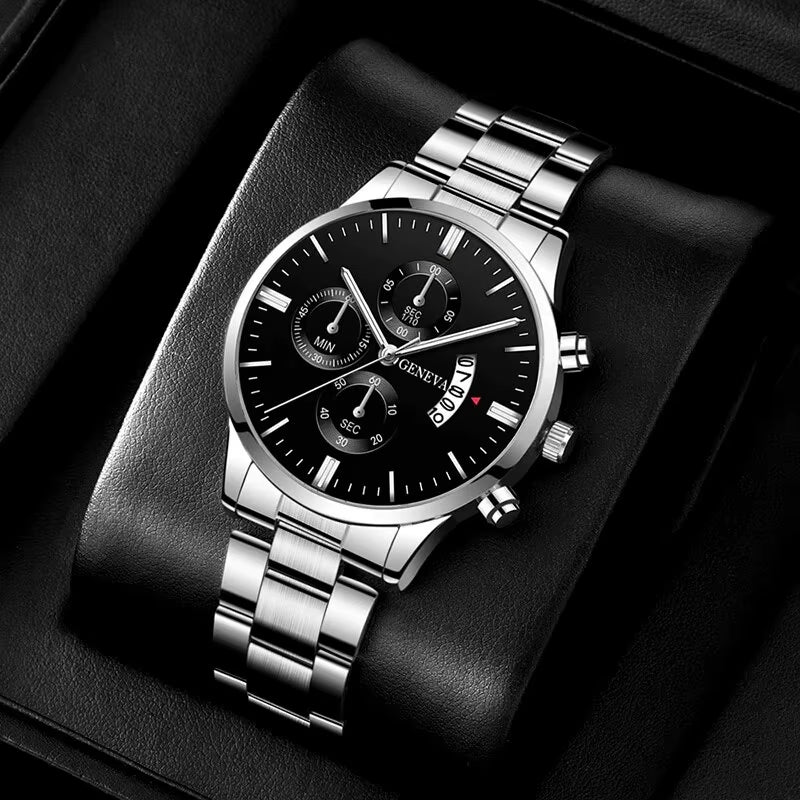 Fashion Men Watch Luxury Calendar Quartz Wrist Watch Business Watches Man Clock Male Bracelet Wristwatch