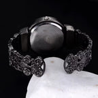 Vintage Bracelet Watch Women Black Quartz Wristwatch Unisex Special Antique Clock Elegant Casual Steel Female Mujer Bangle Reloj