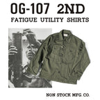 Olive Green Cotton Satin Work Clothes Shirt Men