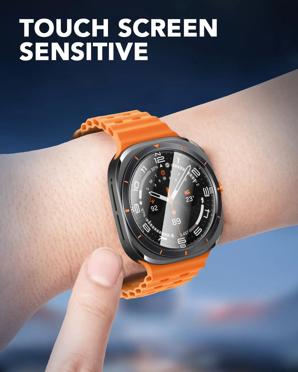 Tempered Glass for Samsung Galaxy Watch Ultra 47Mm Accessories HD Clear Hydraulic Film Galaxy Watch 7 Ultra Screen Protector