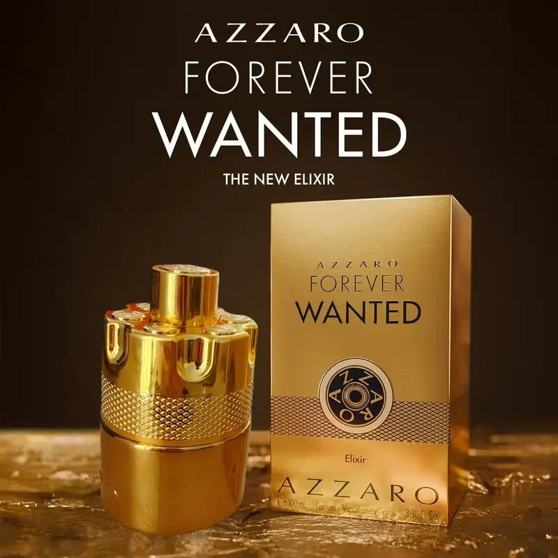 Azzaro Forever Wanted Gold Unisex perfume spray 3.4oz 100ml